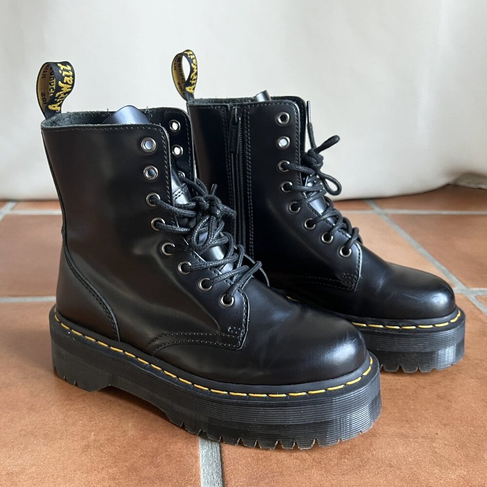 Dr. Martens Jadon Boots Smooth Leather Platforms